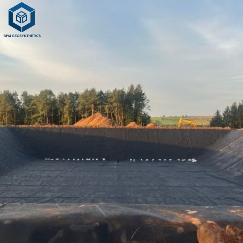 HDPE 40 Mils geomembraan voor afvalwateropvang