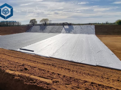 Géotextile non tissé BPM Geosynthetics 6 oz pour le confinement des déchets