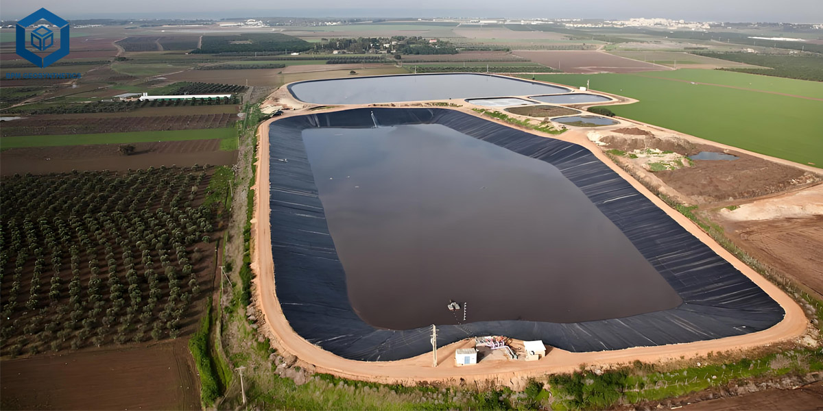 Rivestimento in HDPE per laghetti per irrigazione