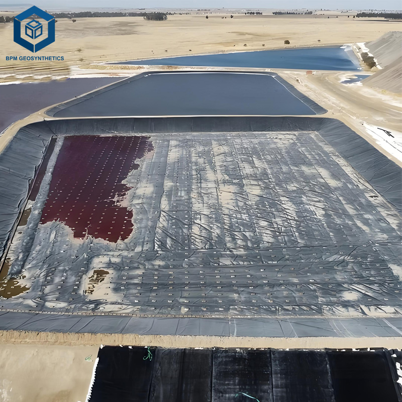 Revestimiento de geomembrana impermeable para proyectos de vertederos