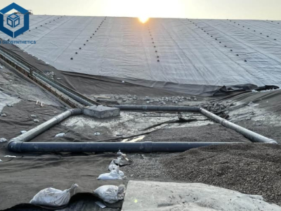 géomembrane géotextile pour décharge