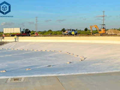système de revêtement géotextile géomembrane
