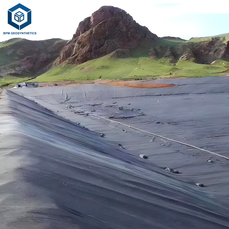 Revestimiento de geomembrana de HDPE de 1 mm para embalse de agua