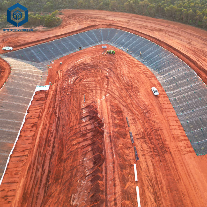 Revêtement HDPE de 1,5 mm pour la protection de l'environnement