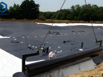 Géomembrane de revêtement de barrage BPM pour le stockage de l'eau des fermes
