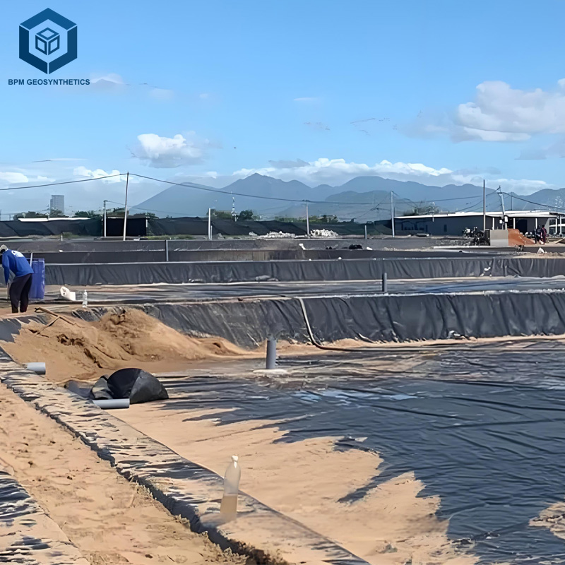 Rivestimento geomembrana in HDPE