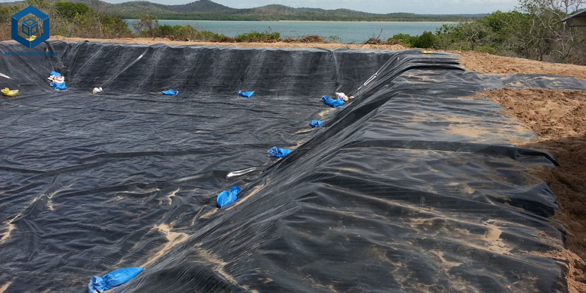 Geomembrana 30 Mils for Water Storage