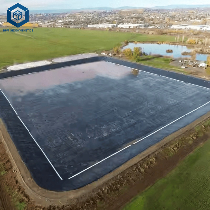 Geomembrana lisa para revestimiento de estanques