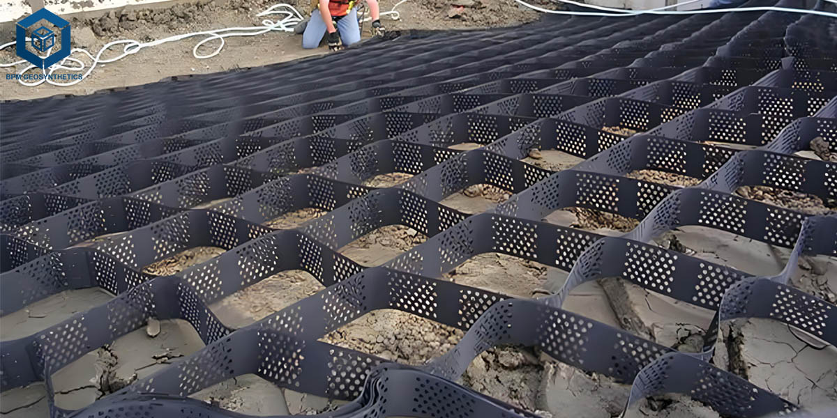 حماية المنحدر Geoweb لقنوات الصرف الصحي حماية المنحدر Geoweb لقنوات الصرف الصحي