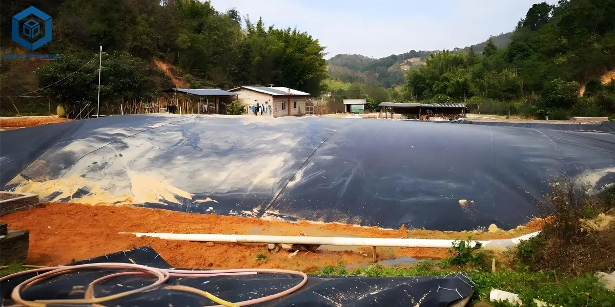 バイオガス消化槽用ジオメンブレンHDPE 2mm バイオガス消化槽用ジオメンブレンHDPE 2mm