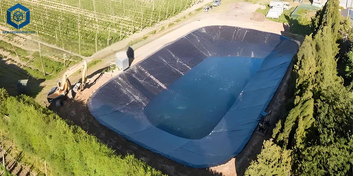 Géomembrane de revêtement de barrage pour l'irrigation Géomembrane de revêtement de barrage pour l'irrigation