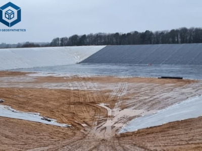 Géomembrane en PEHD texturée ou lisse pour la stabilité des pentes