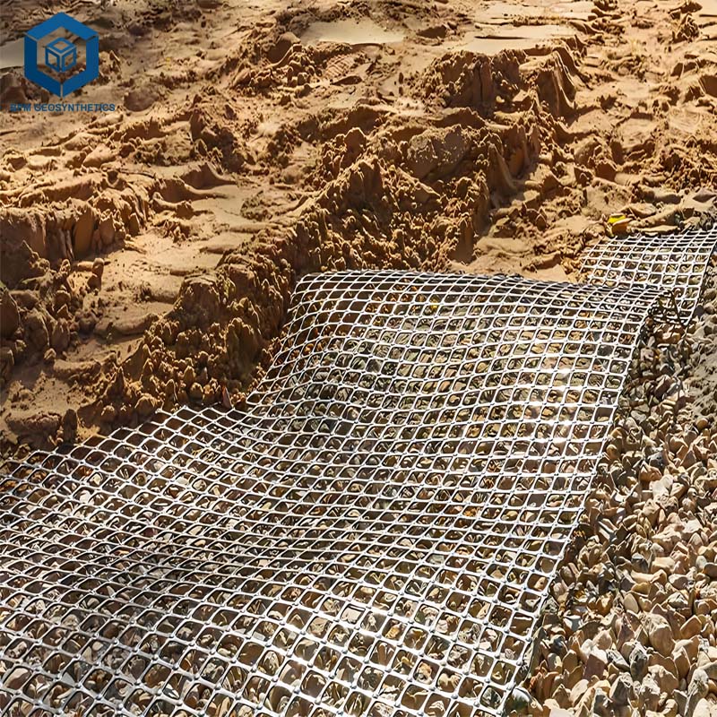 Geogriglia PP per rinforzo autostradale