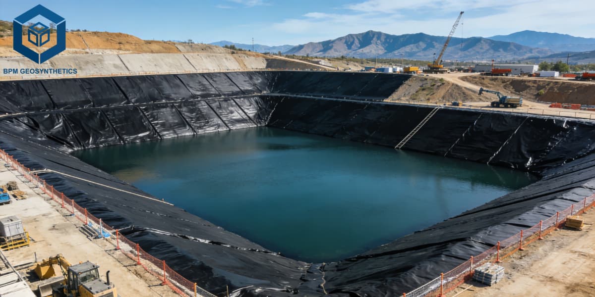 Matériau géomembrane HDPE pour systèmes de revêtement de décharge Matériau géomembrane HDPE pour systèmes de revêtement de décharge