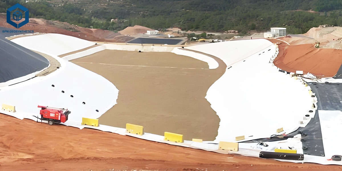 Géotextile pour le confinement des déchets