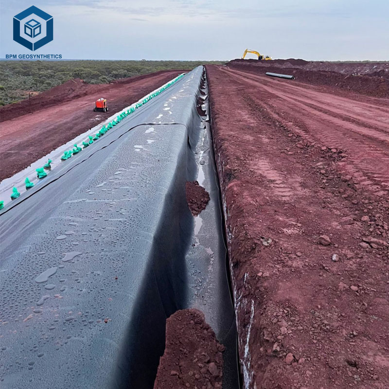 Géomembrane HDPE 30 Mils pour irrigation