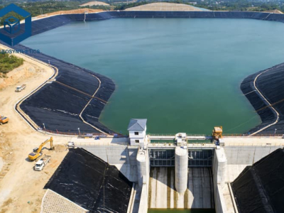 Géomembrane BPM Geosynthetics 60 mils pour l'étanchéité