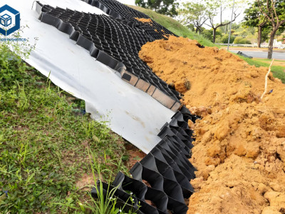 BPM Geosynthetics – die beste Geozelle für den Hangschutz