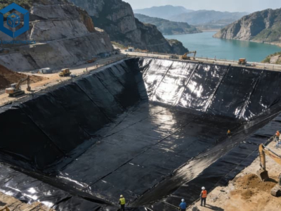 Géomembrane HDPE de 1,0 mm ou 1,5 mm pour étang à poissons