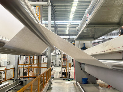 แผ่นกันซึม HDPE สำหรับพื้นที่ทะเลทรายที่มีอุณหภูมิสูง