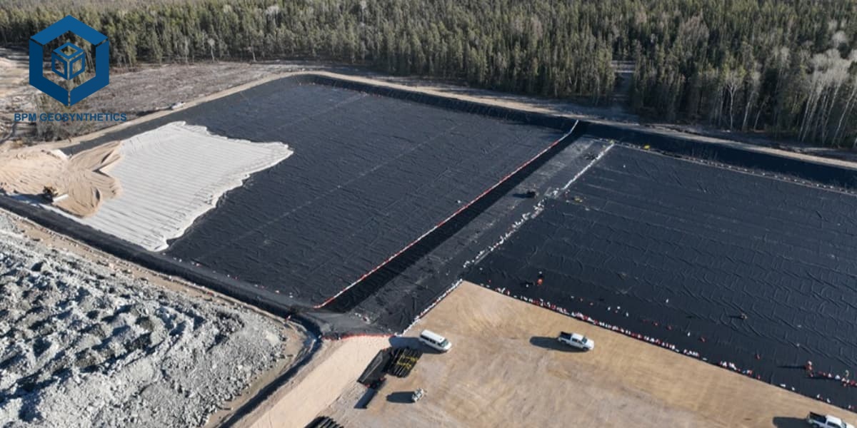 防水および地盤保護用HDPEジオメンブレン下敷き