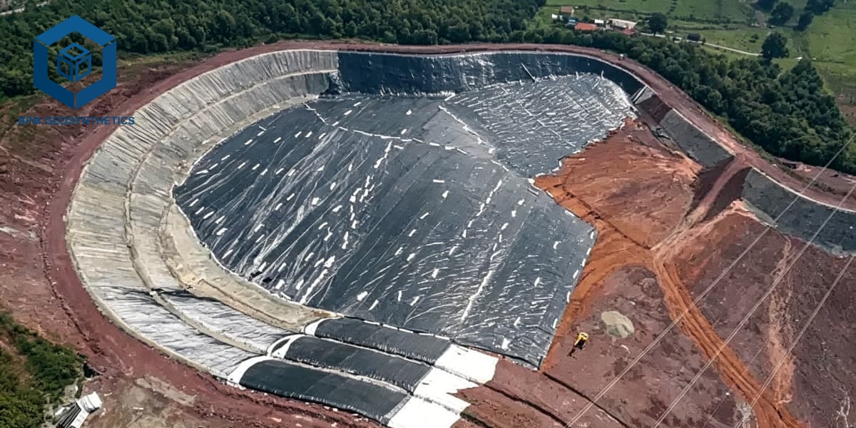 HDPE геомембранный лайнер для проектов по очистке сточных вод