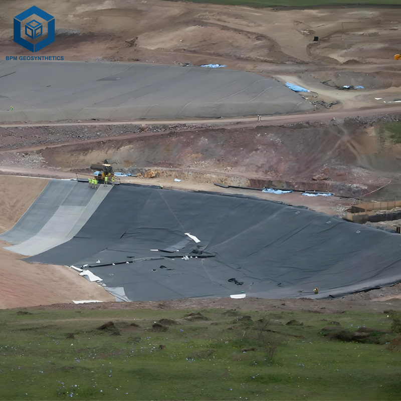 HDPE-Geomembran für Bergbau und Abfallentsorgung