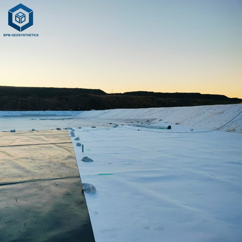 Géotextile non tissé pour les projets de drainage et de gestion de l'eau