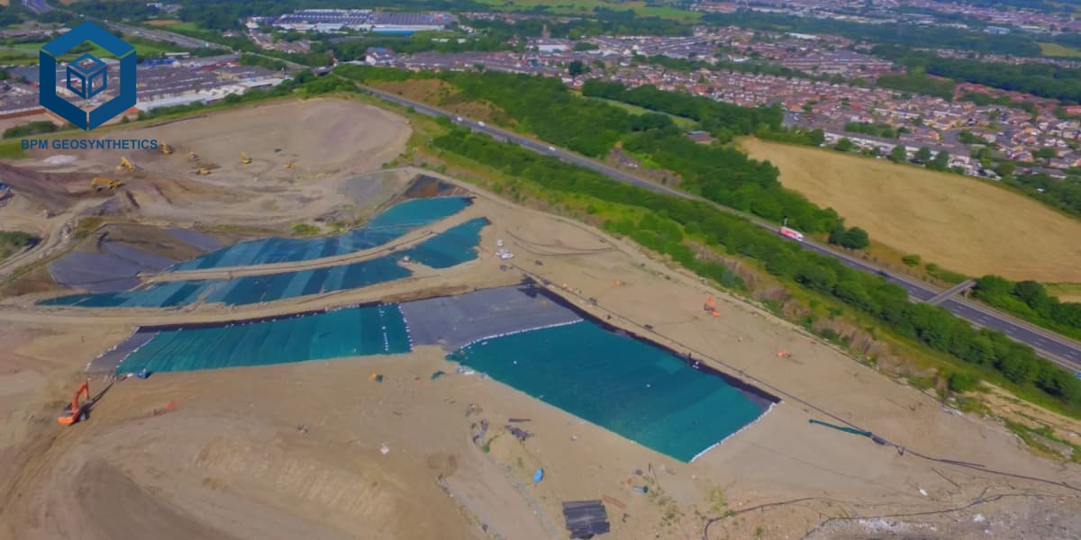 HDPE-Geomembran 1,5 mm für Teichauskleidung