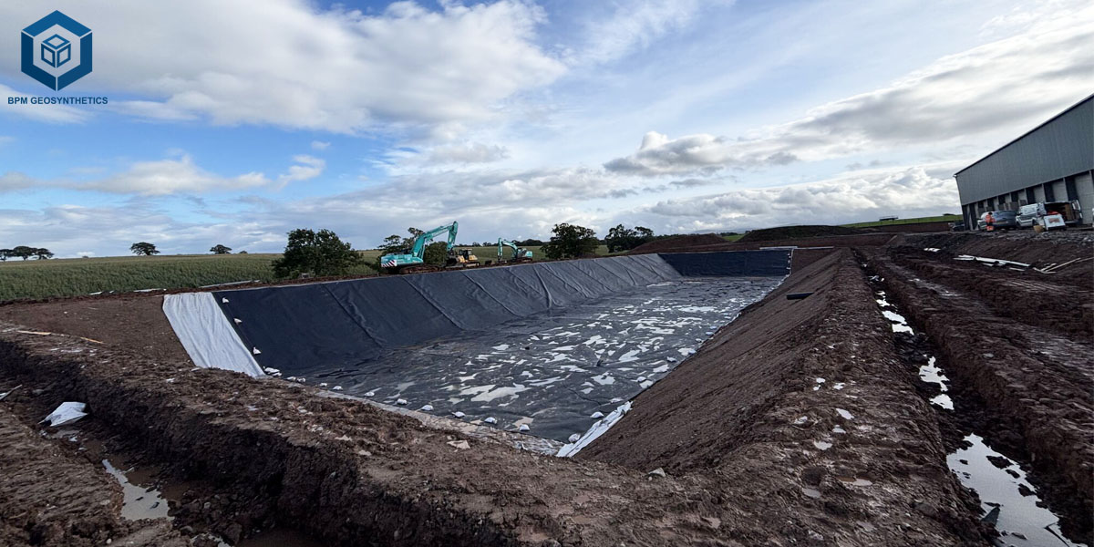 60 Mil High Density Polyethylene Geomembrane for Landfill and Pond Lining