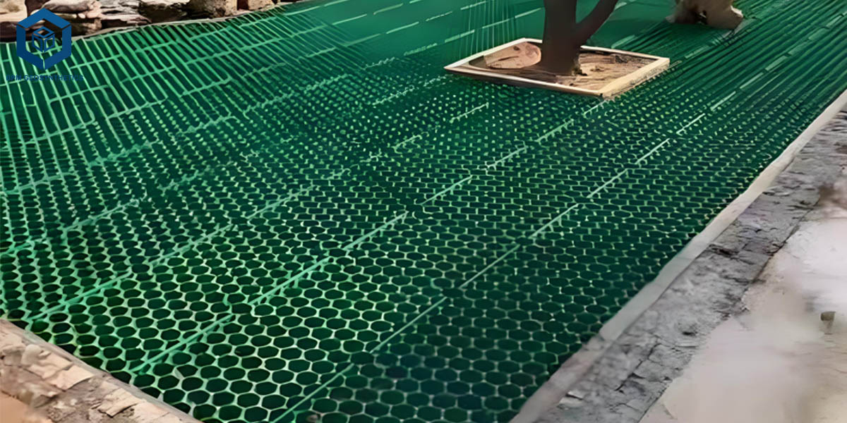 Pavimentazioni a griglia in plastica per la stabilizzazione dei parcheggi