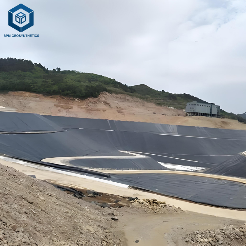 Geomembrana de polietileno de alta densidad