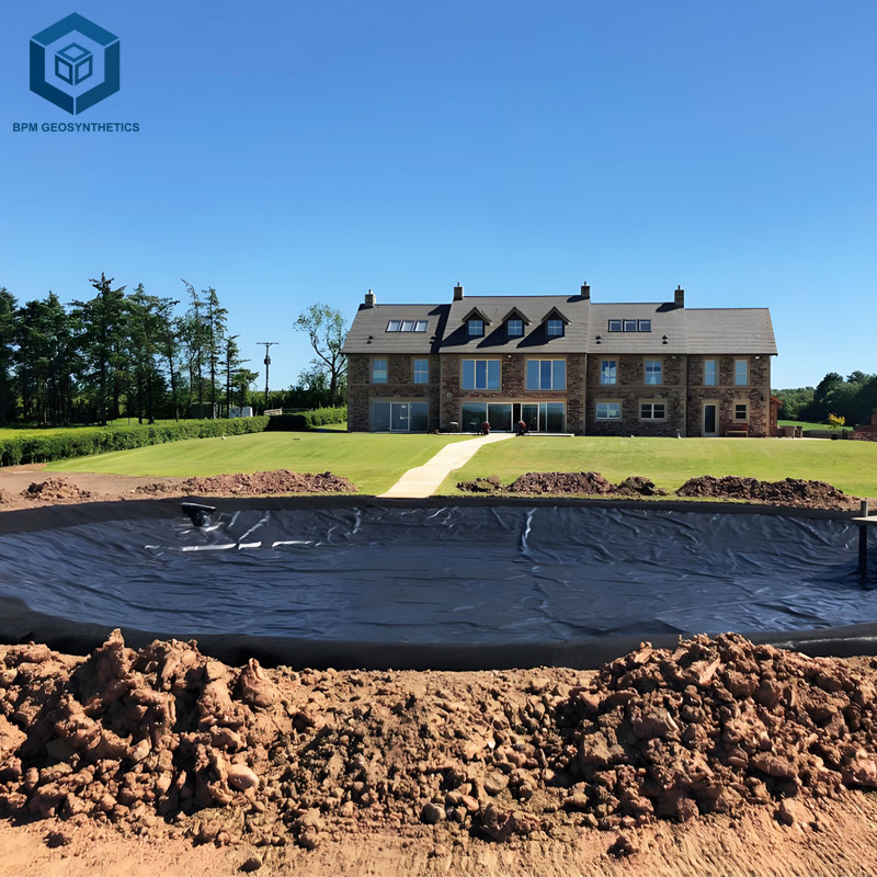 HDPE-Liner-Geomembran für den Teichbau