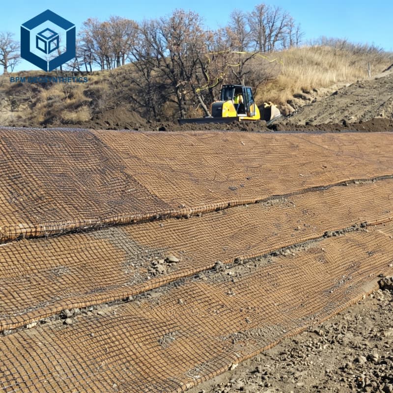 Geogrid Takviyeli İstinat Duvarları