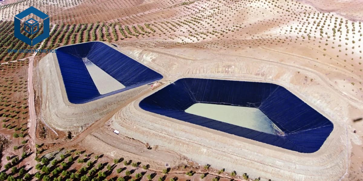 Геомембрана HDPE для удержания воды