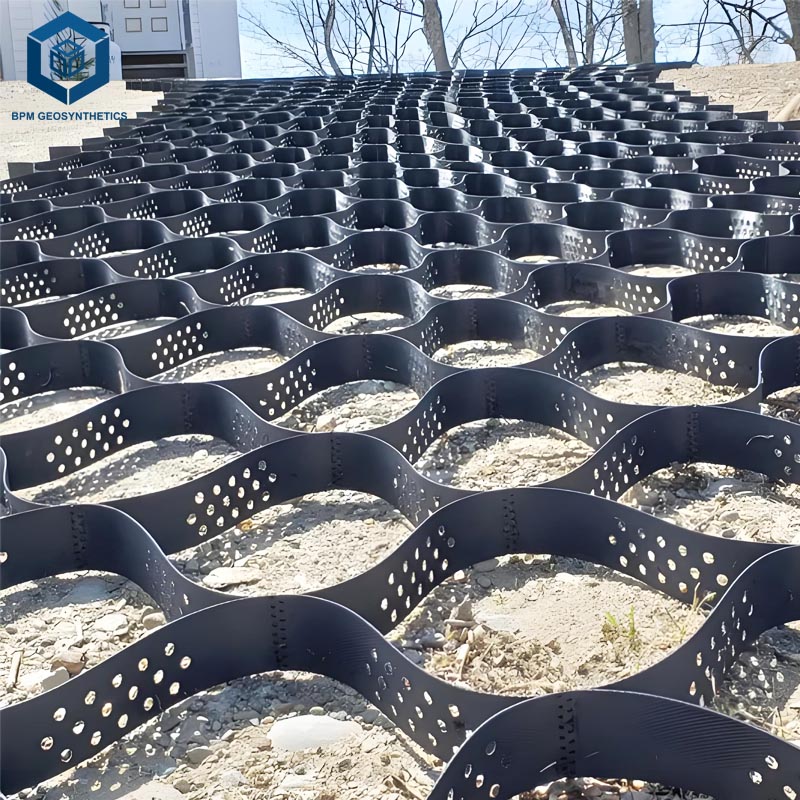 Geocell for Gravel Driveway Stabilization