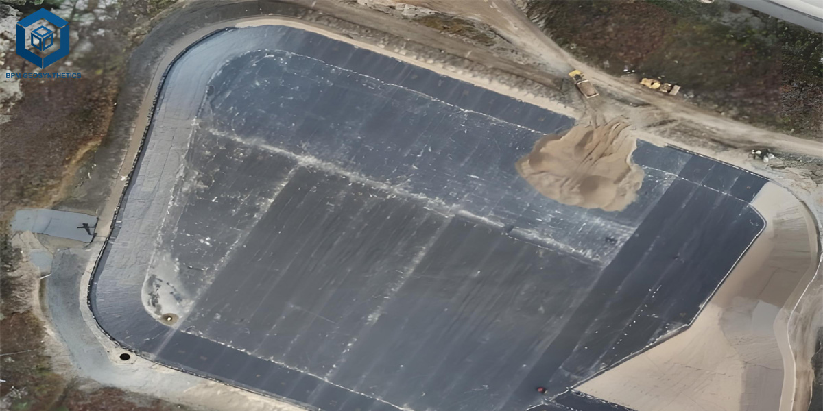 LDPE-Geomembran-Auskleidung für Bewässerungskanäle