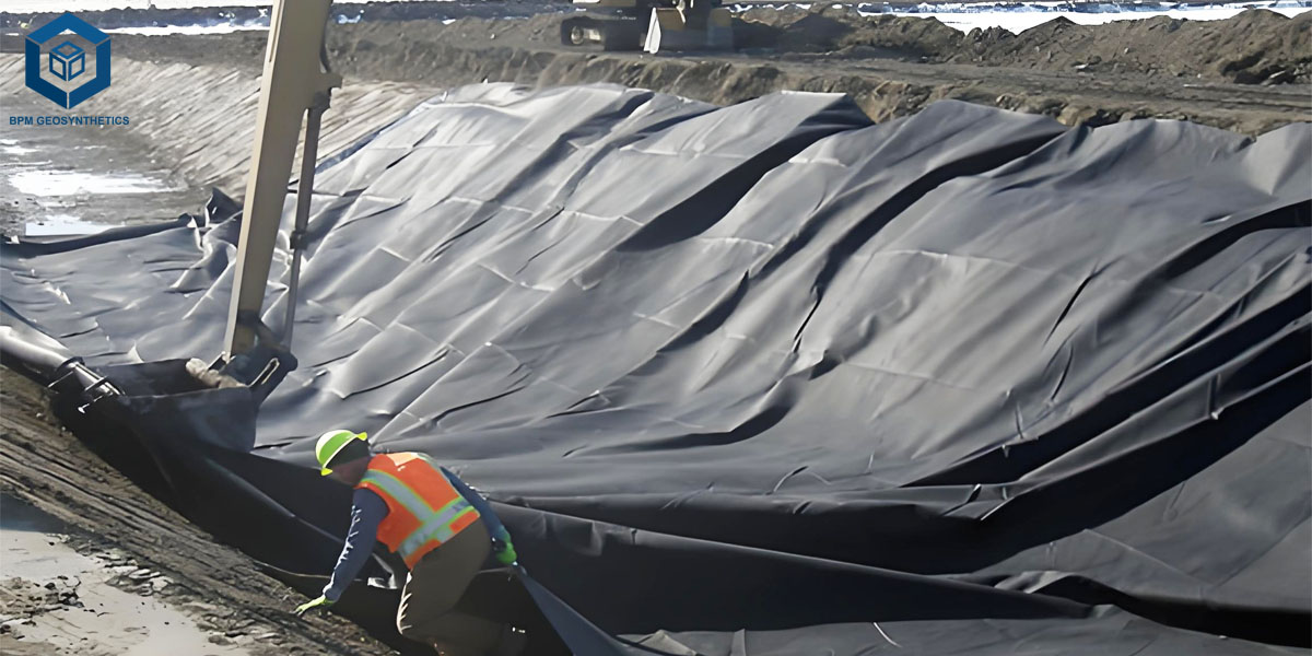 Геомембраны HDPE толщиной 1 мм для облицовки свалок Геомембраны HDPE толщиной 1 мм для облицовки свалок