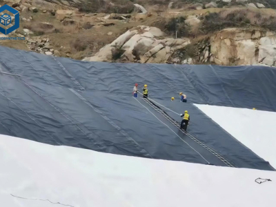Geomembrana LLDPE para revestimento de aterros sanitários