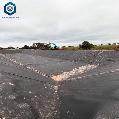 HDPE-membraan voor irrigatiewaterbehoud