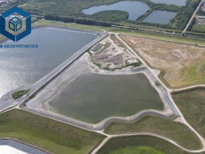 Geomembrana de HDPE de 20 mils de BPM Geosynthetics para prevención de fugas