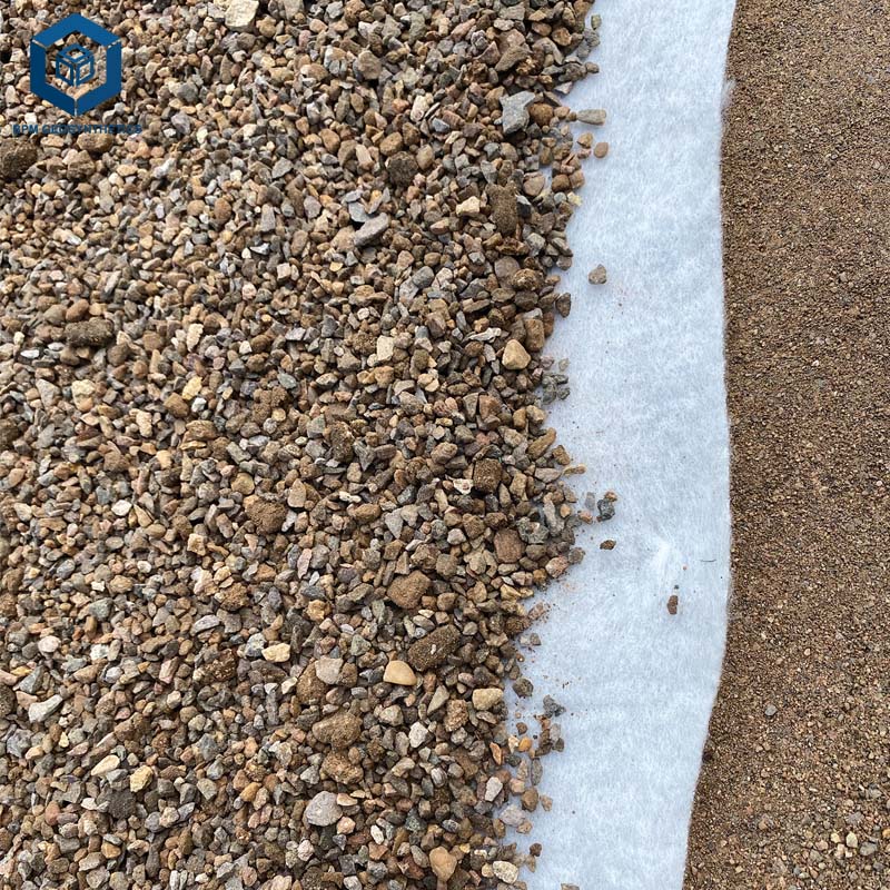 자갈 차도 패브릭