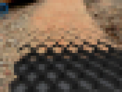 HDPE-geomembraan met geotextiel