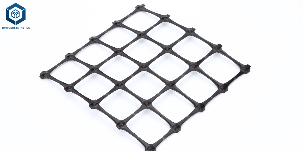 Geogriglia biassiale in polipropilene per la stabilizzazione del suolo Geogriglia biassiale in polipropilene per la stabilizzazione del suolo