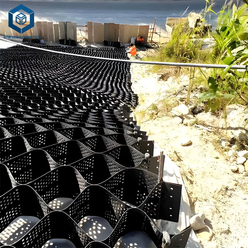 진입로용 지오셀 지면 격자