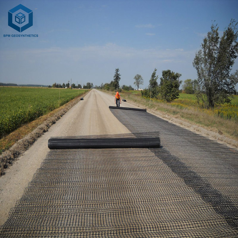 Geogriglia in polipropilene per la costruzione di strade