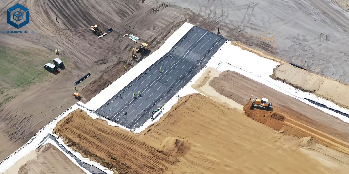 Impermeabilização de geomembranas para lagoas mineiras
