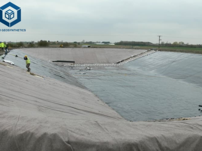 contenu recyclé autorisé dans la géomembrane de décharge