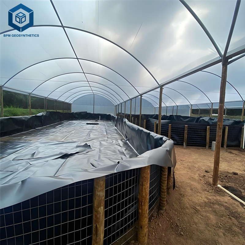 แผ่น HDPE สำหรับบ่อเลี้ยงปลา