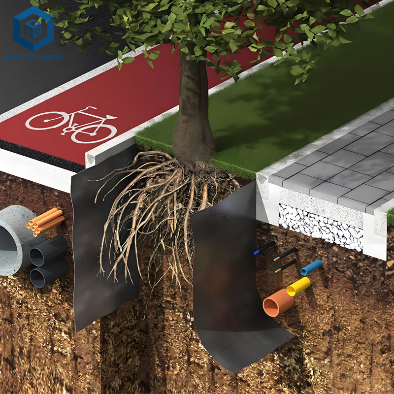 Màng địa kỹ thuật chắn rễ cho các cánh đồng nông nghiệp